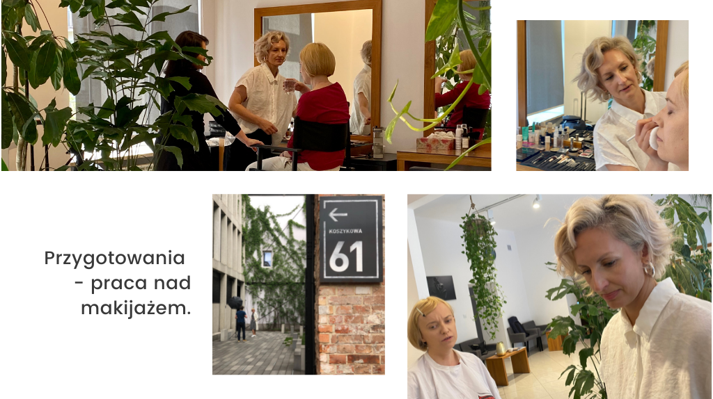 Biznesowa sesja zdjeciowa - makijaz